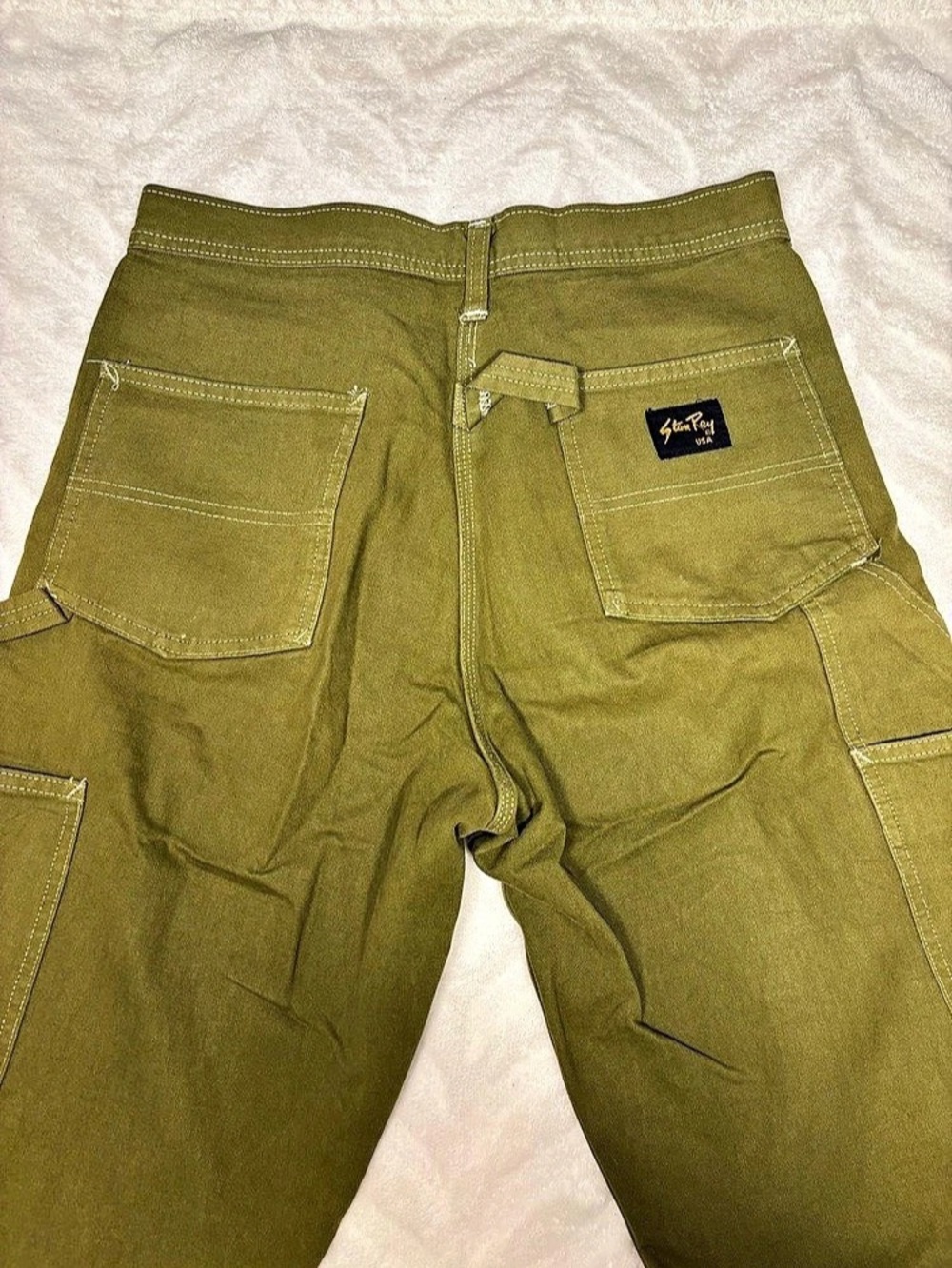 Stan Ray Original Painter Pant Olive Green Straight Leg Jeans